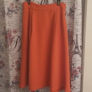 Eva mendez orange skirt/orange